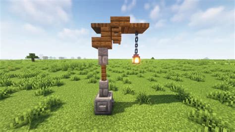 minecraft lamppost|minecraft village lamp post.